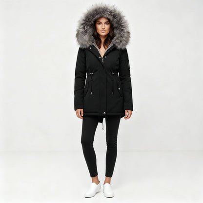 Damen Wintermantel Wärmend Eleganz Halley