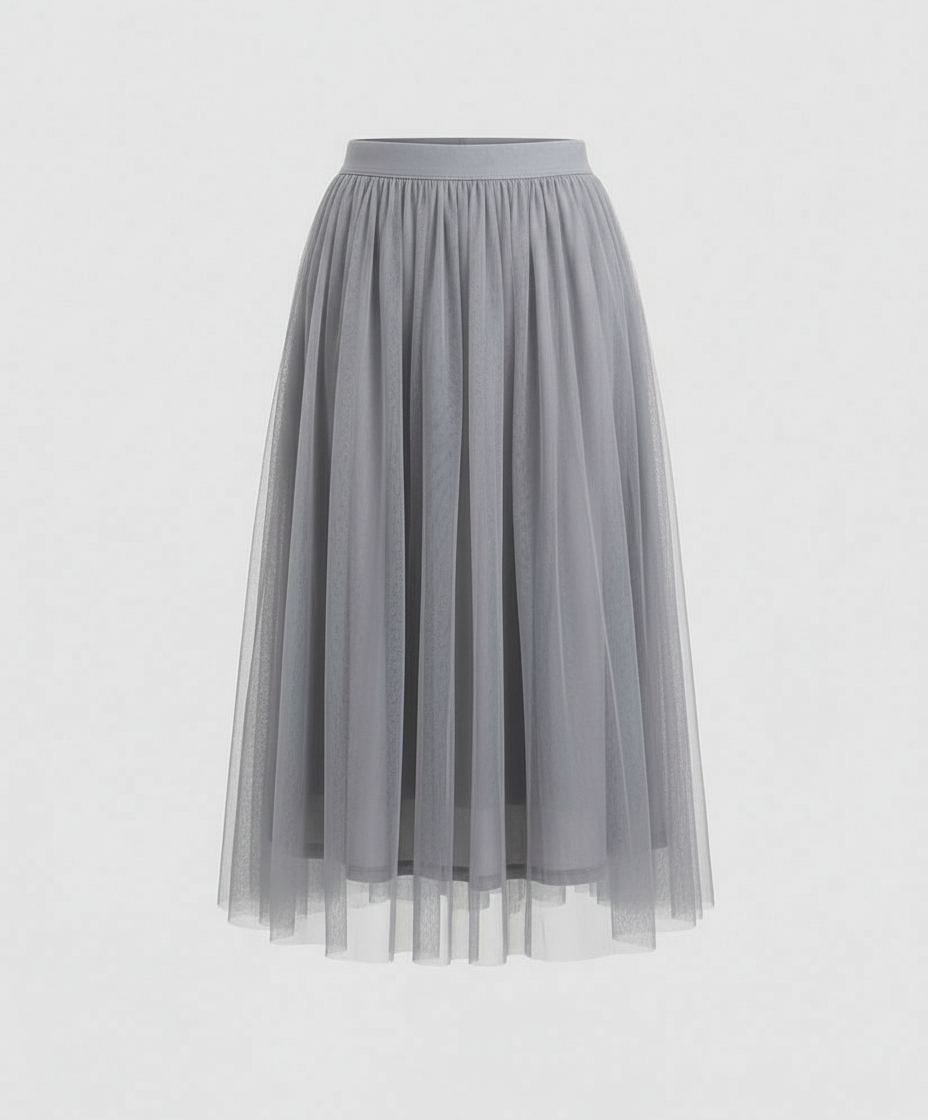 Eveloria Damen Knöchellanger Rock Hohe Taille