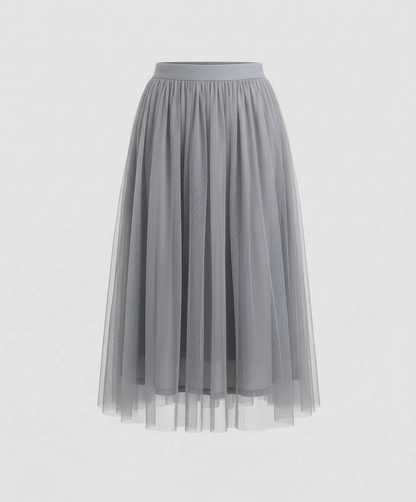 Eveloria Damen Knöchellanger Rock Hohe Taille