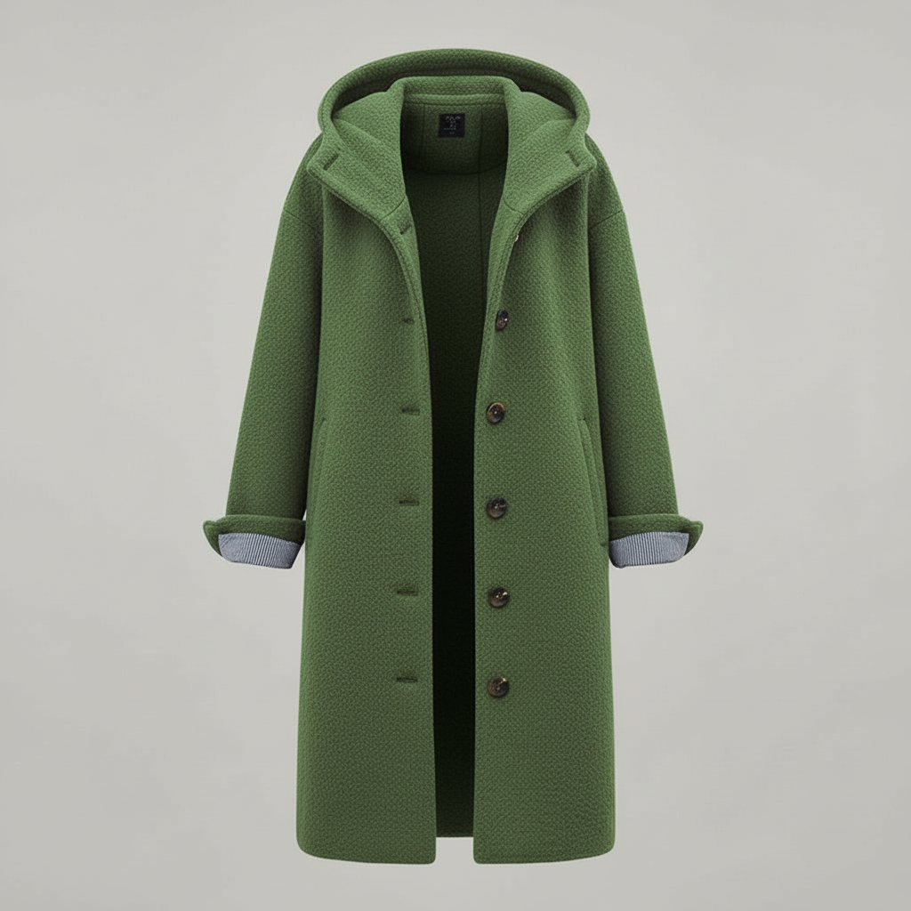 Damen Wintermantel Fleece Lang Komfort