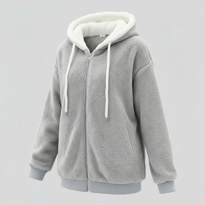Teddy Kapuzenpullover Extra Warm Beige