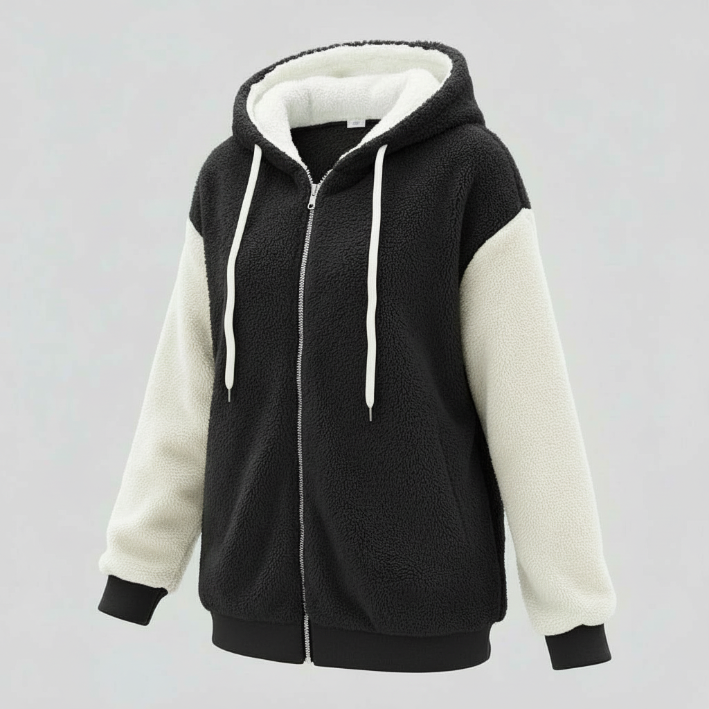 Teddy Kapuzenpullover Extra Warm Beige