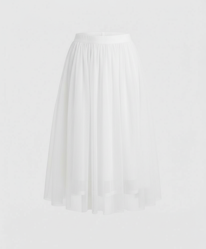 Eveloria Damen Knöchellanger Rock Hohe Taille