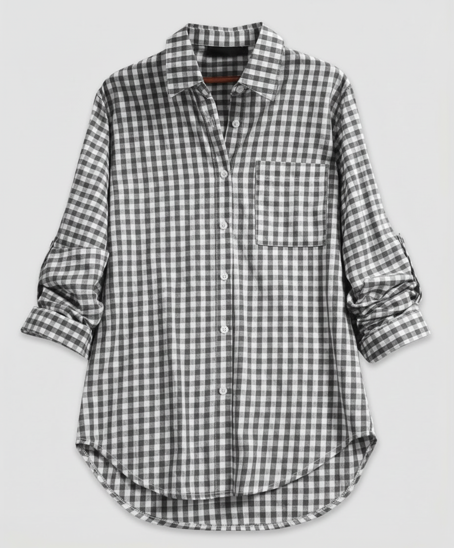 Damen Oversize Hemd Kariert