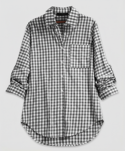 Damen Oversize Hemd Kariert