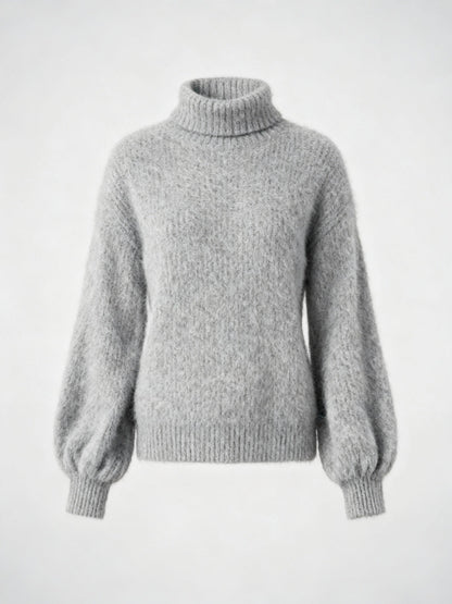 Damen Angora Pullover Vintage Look