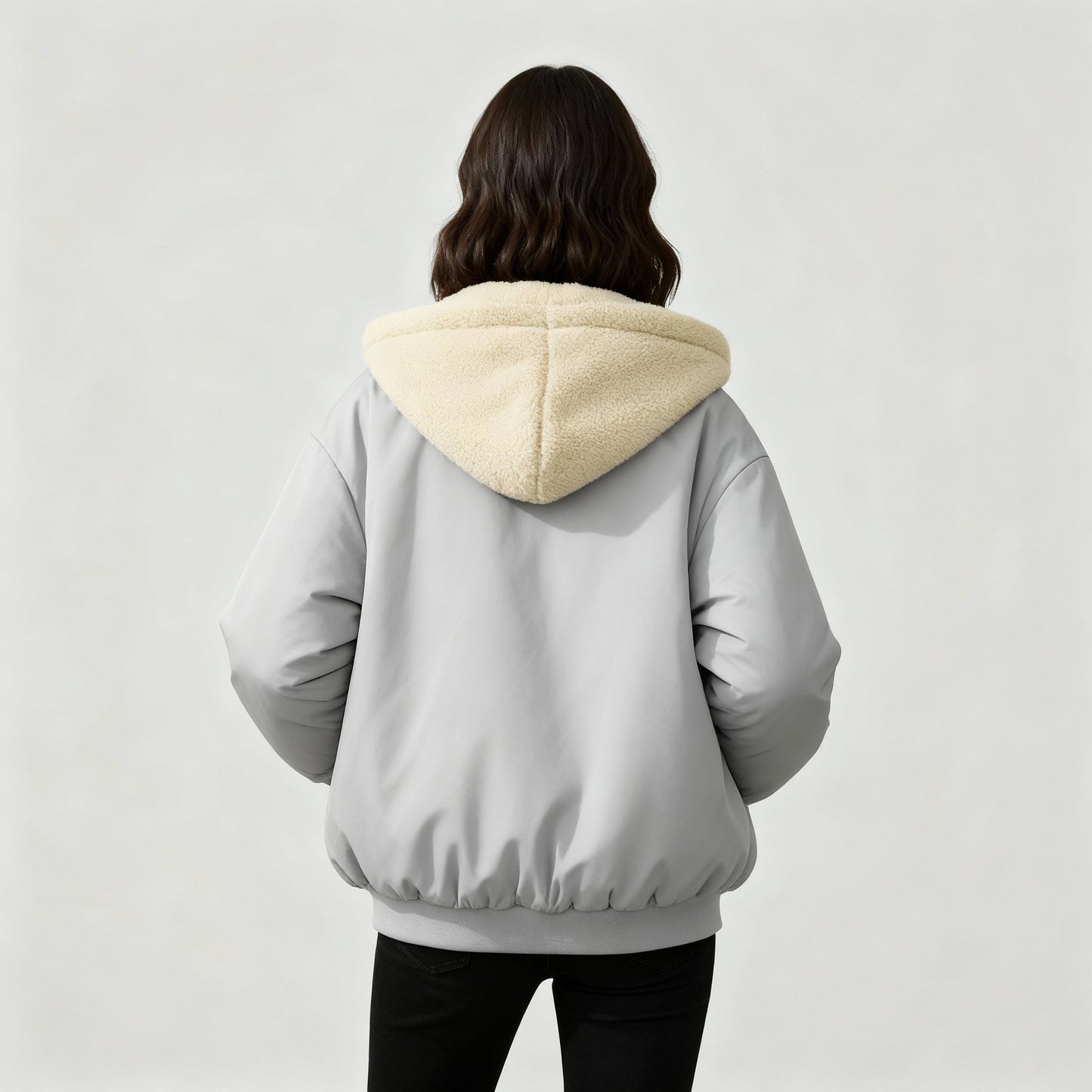 Damen Oversized Winterjacke Komfort