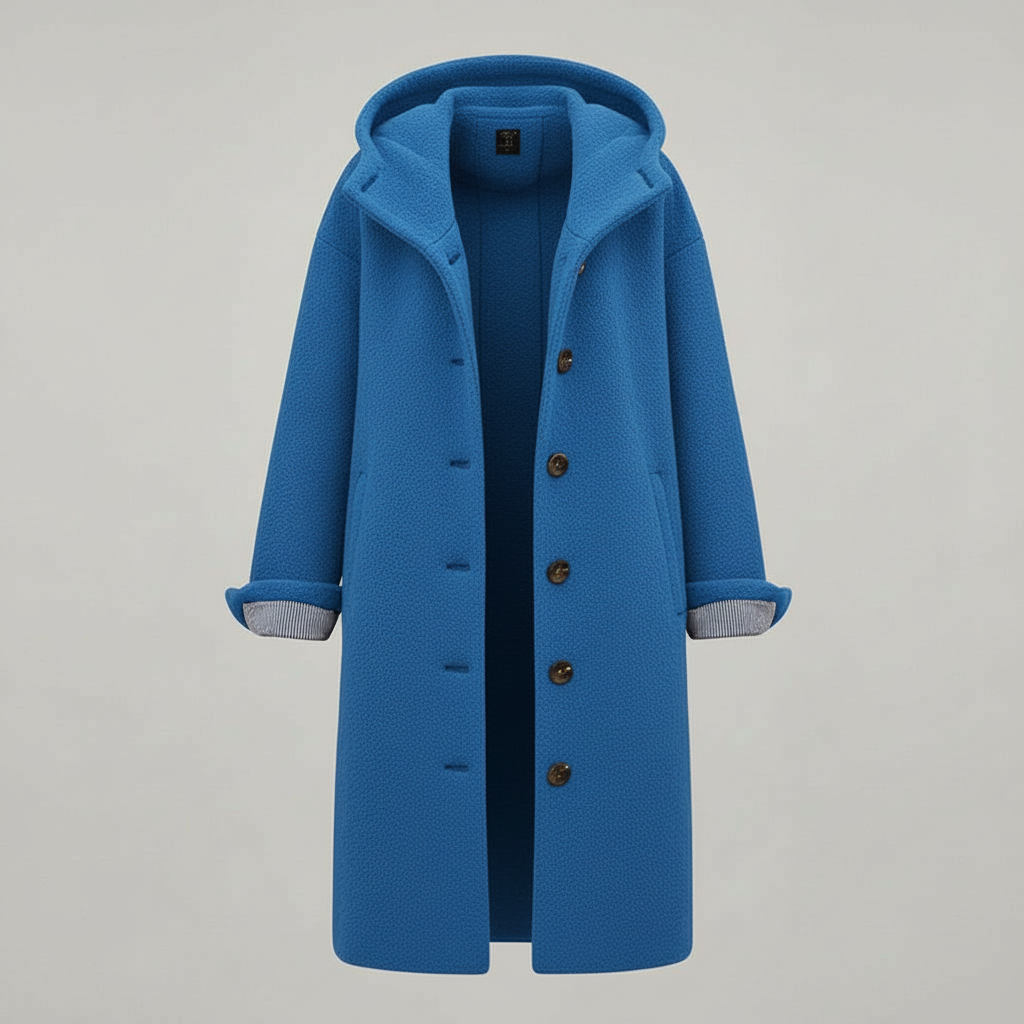 Damen Wintermantel Fleece Lang Komfort