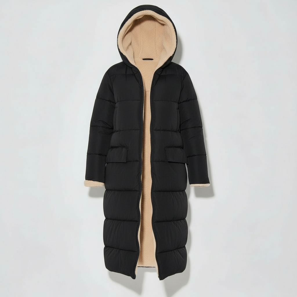 Umkehrbare Damen Winterjacke Komfort
