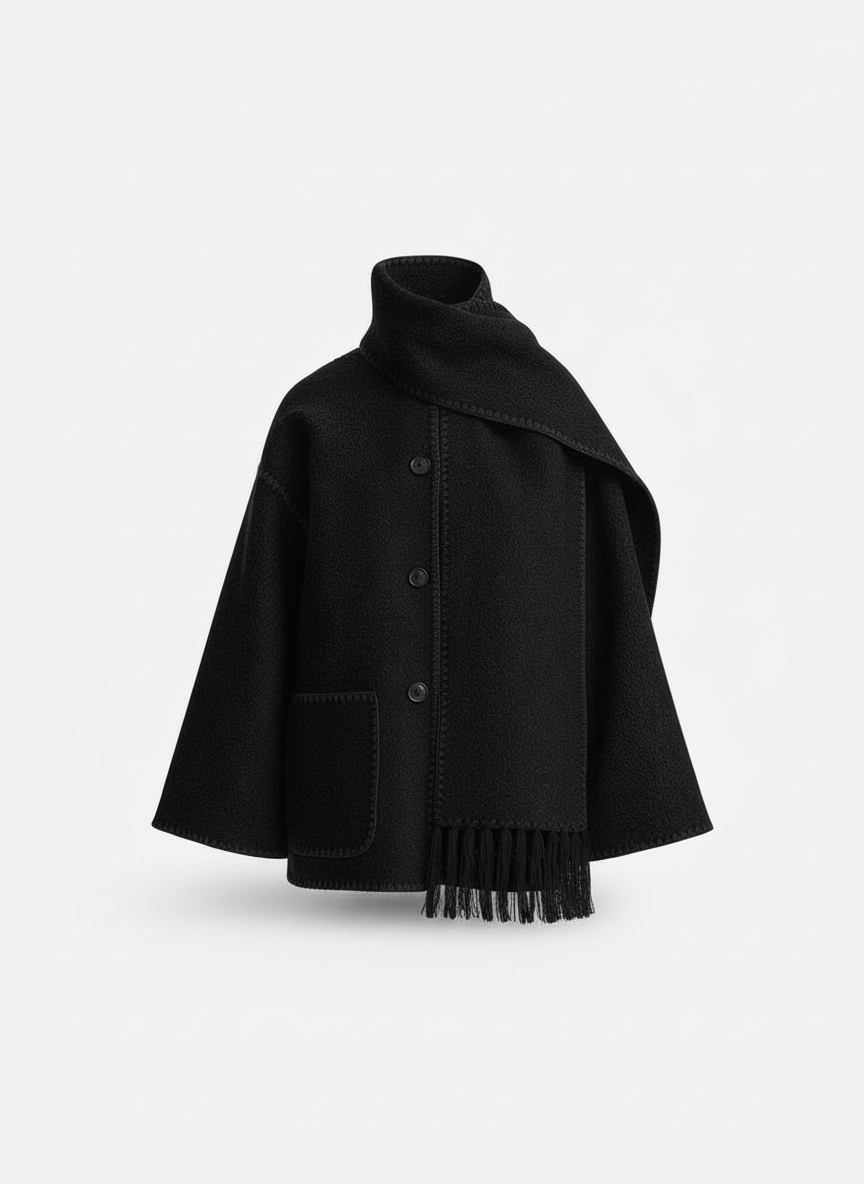 Damen Elegante Schaljacke Warm