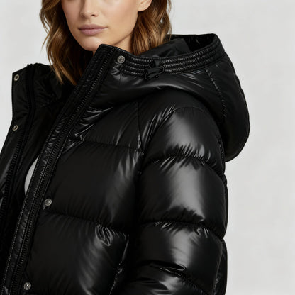 Warme Wasserdichte Winterjacke Daunen Komfort Damen