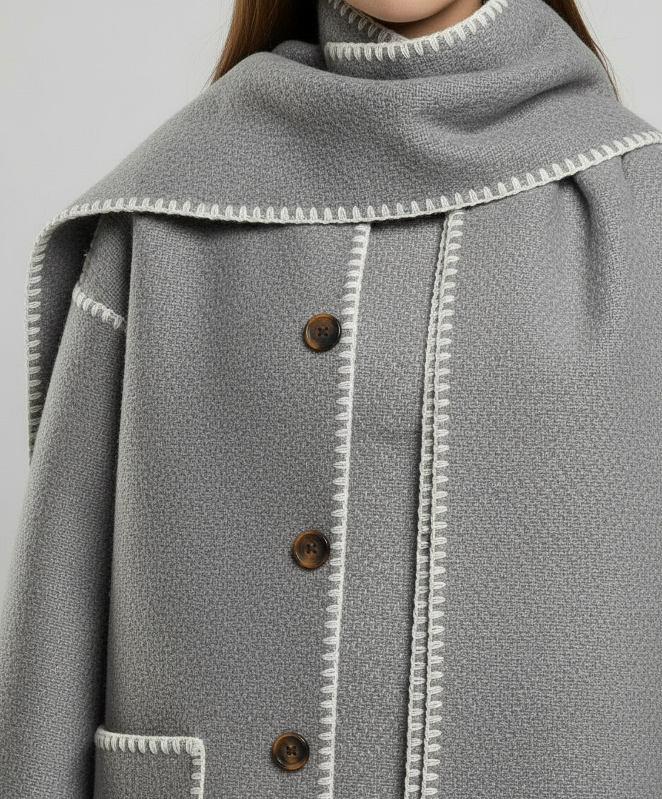 Damen Elegante Schaljacke Warm