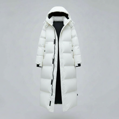 Damen Winterjacke Lang Winddicht