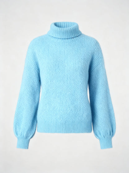 Damen Angora Pullover Vintage Look