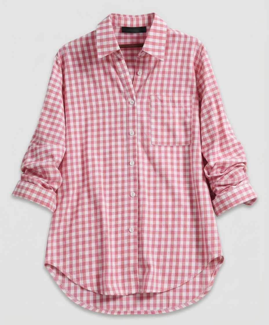 Damen Oversize Hemd Kariert