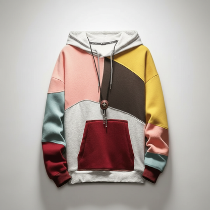 Damen Hoodie Baumwolle Bequem Grau
