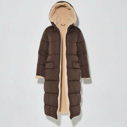 Umkehrbare Damen Winterjacke Komfort