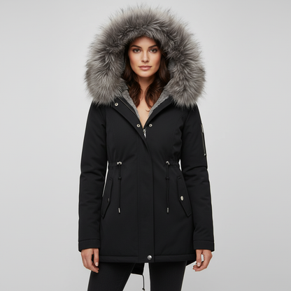 Damen Wintermantel Wärmend Eleganz Halley - Eveloria
