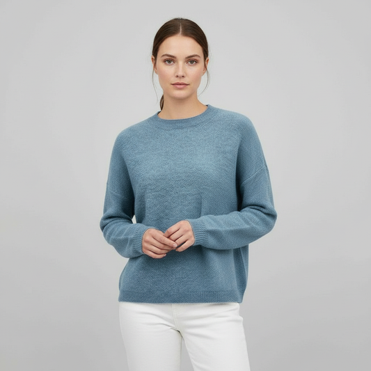 Damen Cashmere Pullover Weich - Eveloria
