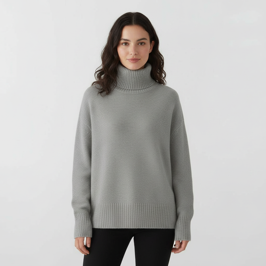 Kaschmir Rollkragenpullover Elegantes Design - Eveloria