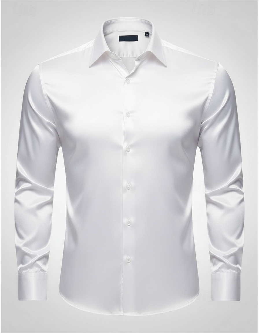 Herren Seidenhemd Elegant