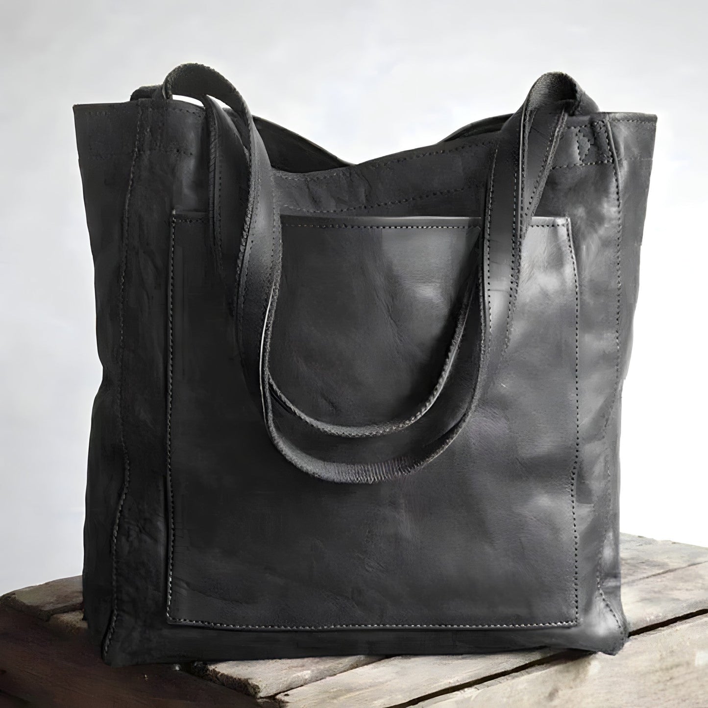 Sorwina Damen Schultertasche Lederoptik Groß