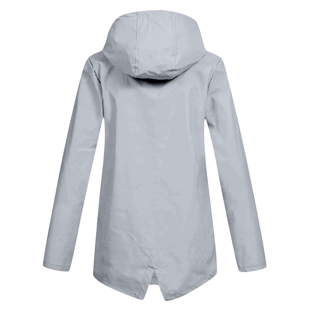 Damen Steppjacke Mit Kapuze Reißverschluss