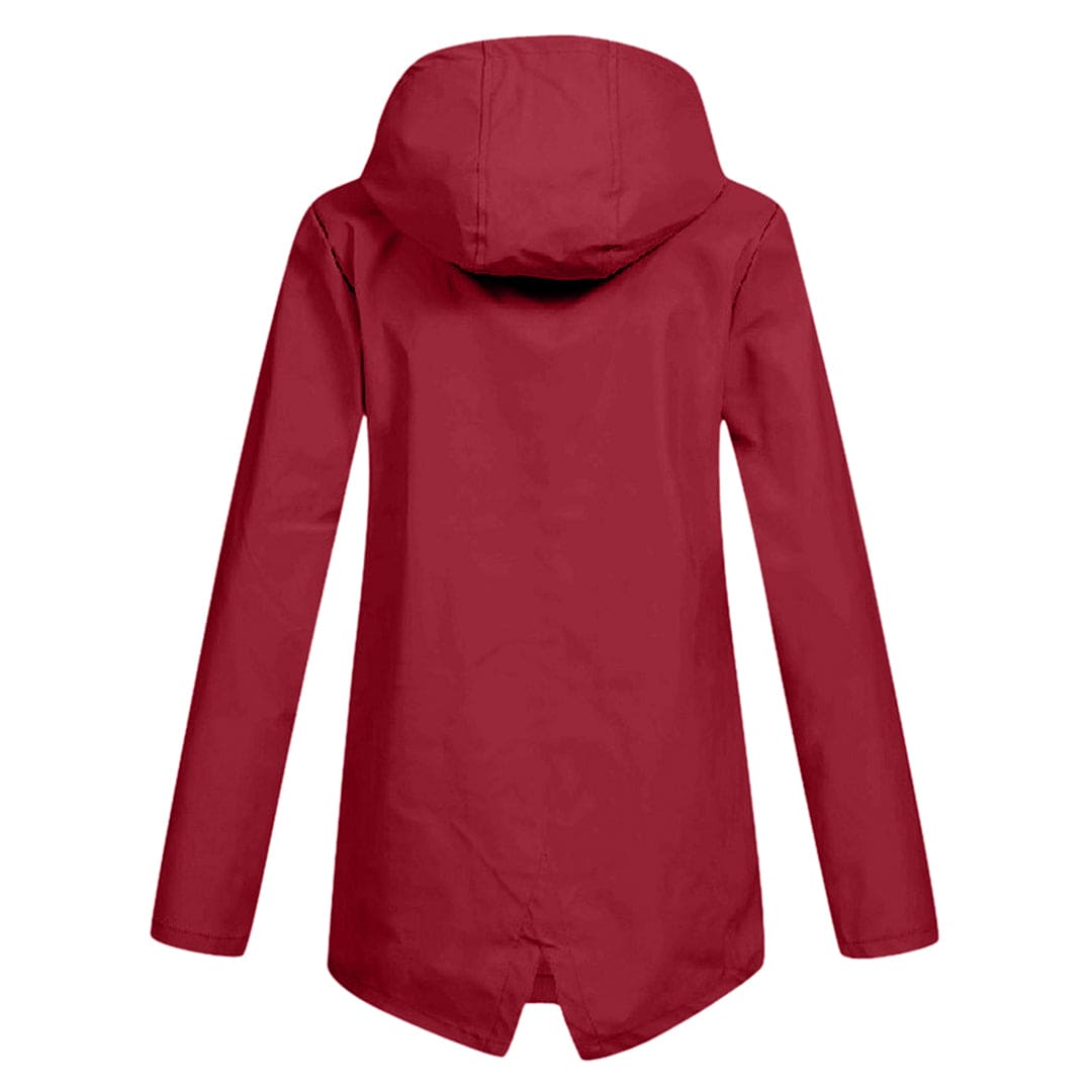 Damen Winterjacke mit Kapuze Reißverschluss
