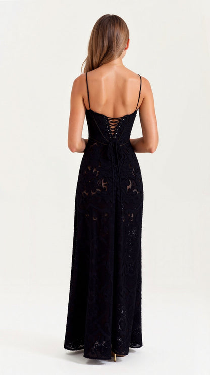 Damen Bustier Maxikleid Hochzeitsgäste