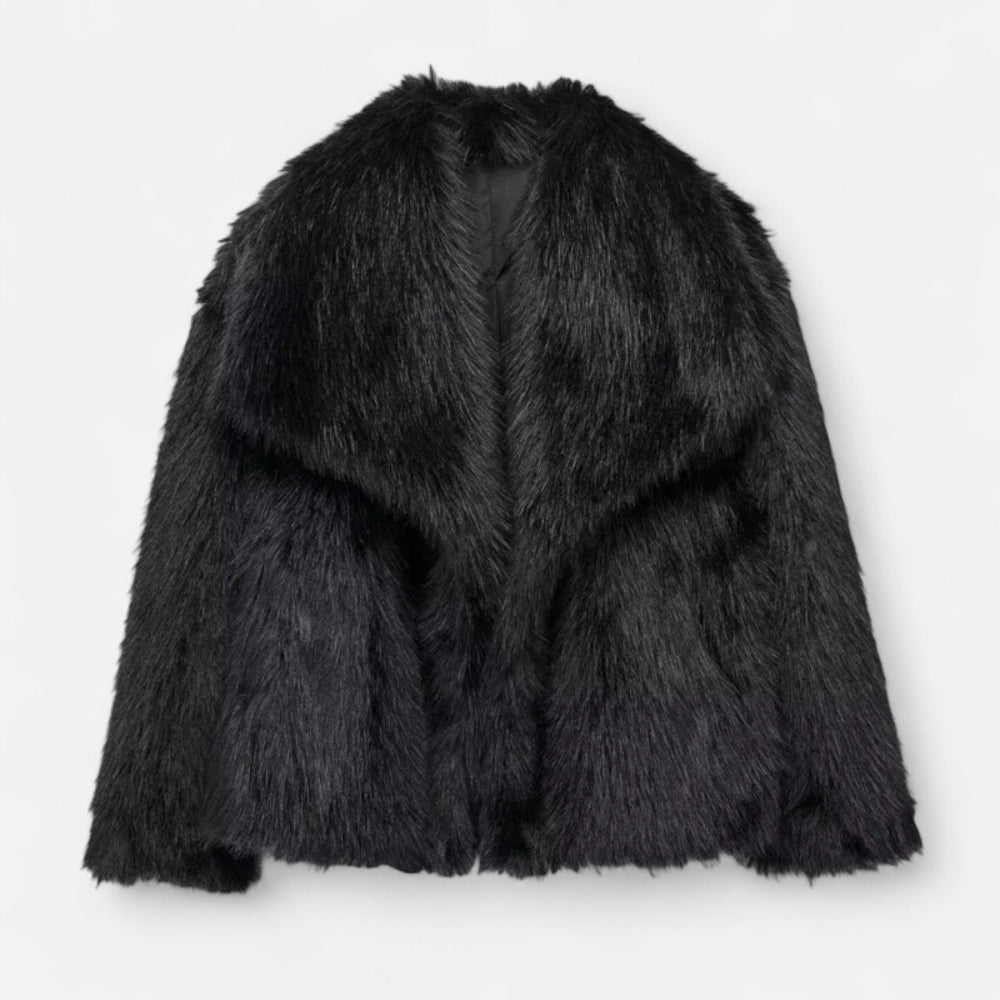 Eveloria Damen Fleece-Wintermantel Isolierend