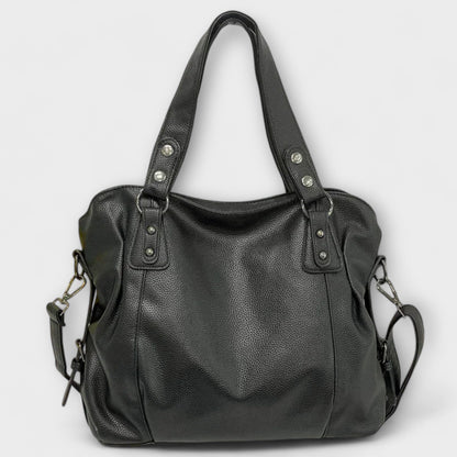 Damen Schultertasche Schlank Leder