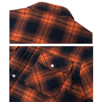 Flanellhemd - Fleece gefüttert - Überhemd - Kariertes Hemd - Herrenbekleidung-Chaps Herrenmode