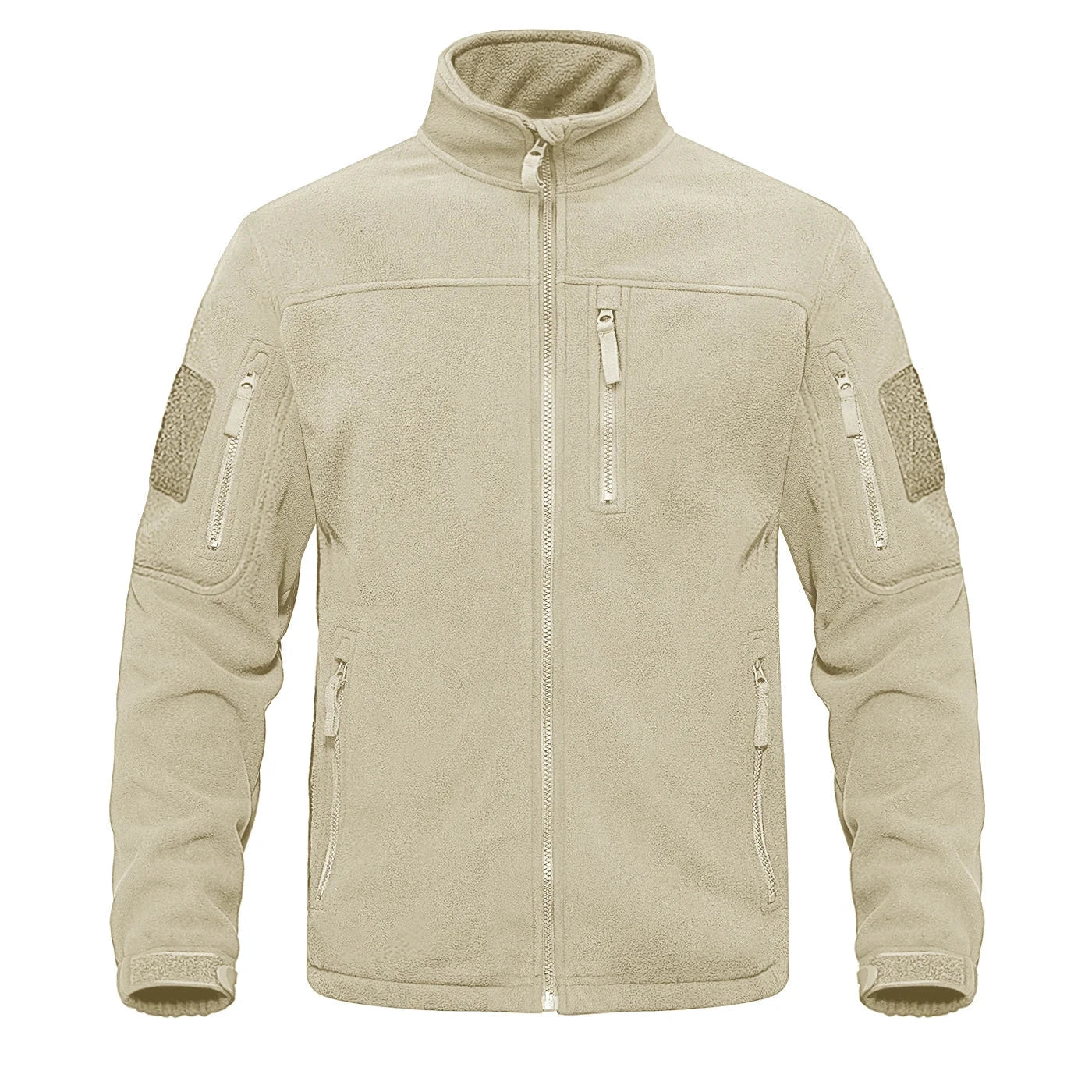 Eveloria Herren Fleecejacke Thermisch Hoher Kragen