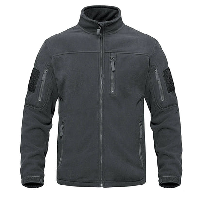 Eveloria Herren Fleecejacke Thermisch Hoher Kragen