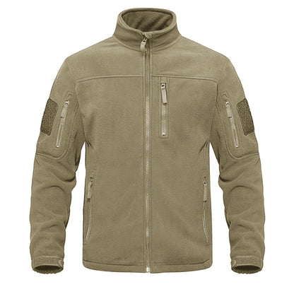 Eveloria Herren Fleecejacke Thermisch Hoher Kragen