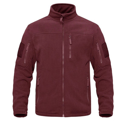 Eveloria Herren Fleecejacke Thermal Hochkragen Regulär