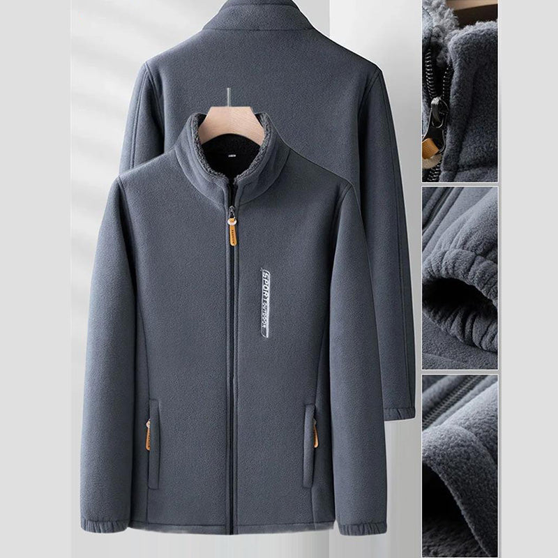 Eveloria Herren Fleecejacke Doppelt-Seitig Winter - Eveloria