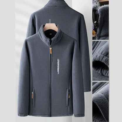 Eveloria Herren Fleecejacke Doppelt-Seitig Winter - Eveloria