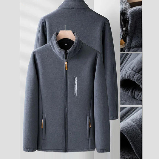 Eveloria Herren Fleecejacke Doppelt-Seitig Winter - Eveloria