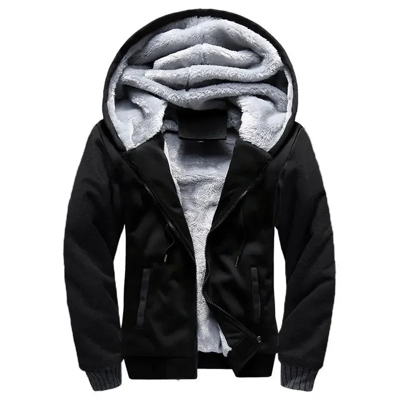 Eveloria Herren Fleecejacke Mit Kapuze