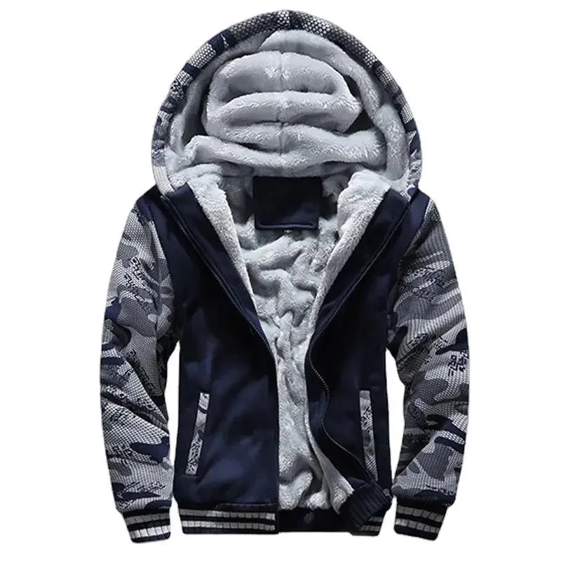Eveloria Herren Fleecejacke Mit Kapuze