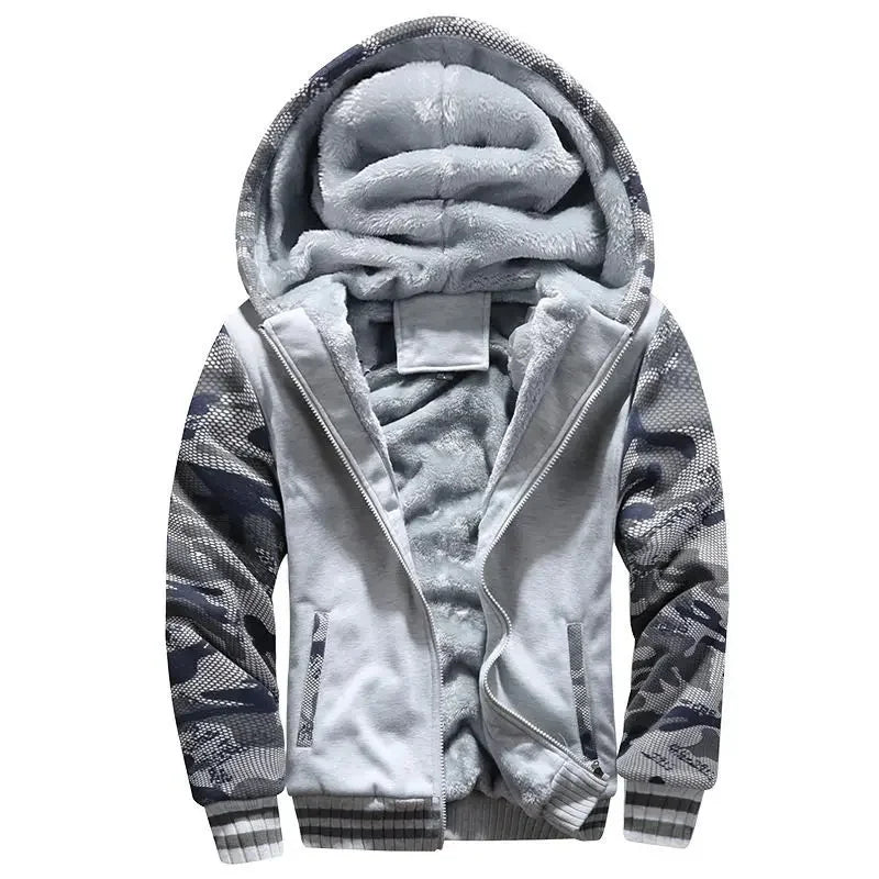 Eveloria Herren Fleecejacke Mit Kapuze