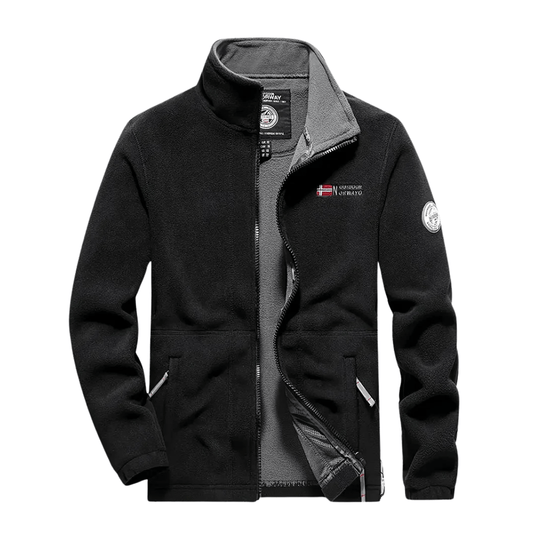 Eveloria Herren Fleecejacke Thermal Atmungsaktiv Normale Passform - Eveloria