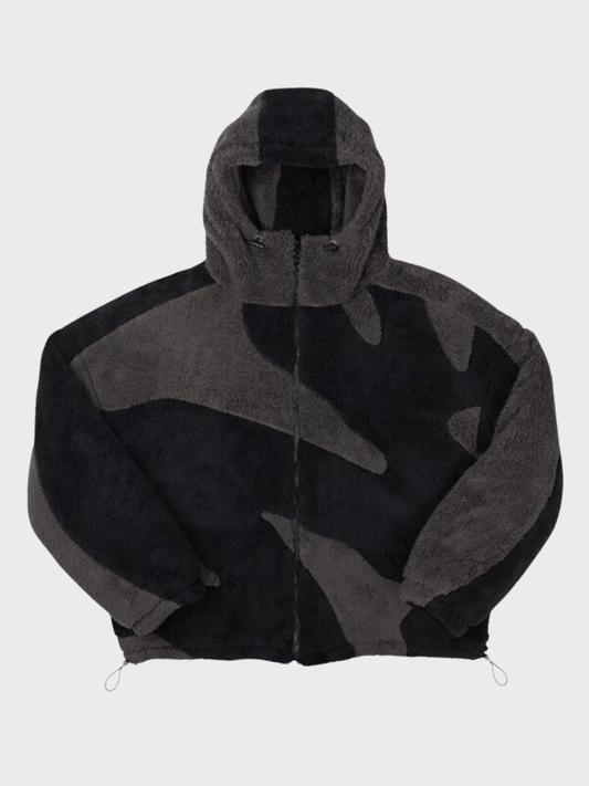 Herren Fleecejacke Urban Design Schwarz - Eveloria