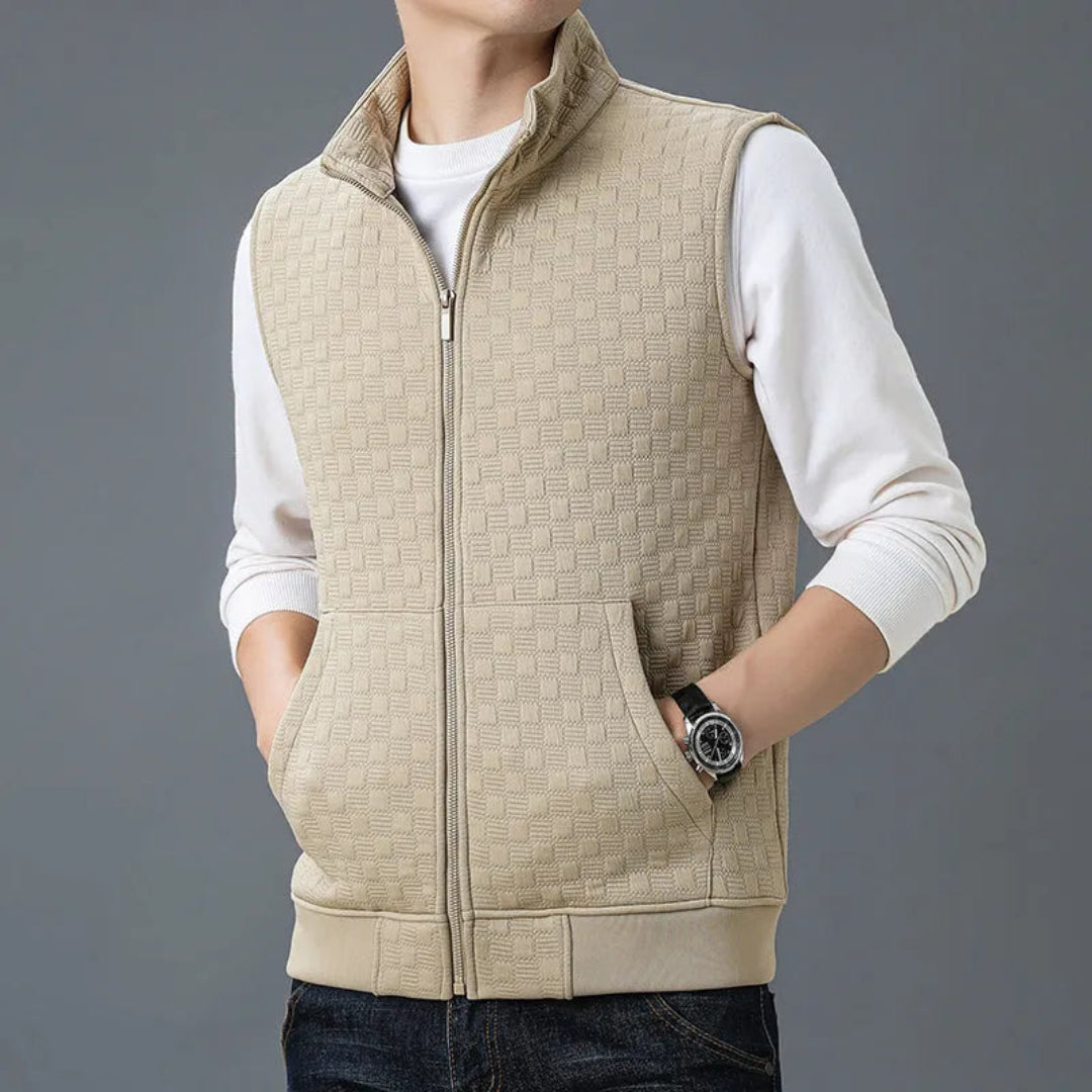 Fleece-Weste Unisex Strukturiertes Strickmaterial - Eveloria