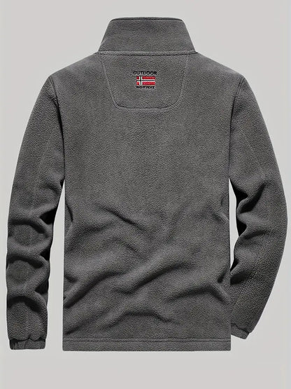 Fleecejacke | Outdoor | Winddicht | Fleece mit durchgehendem Reißverschluss | Winterjacken für Herren-Chaps Herrenmode