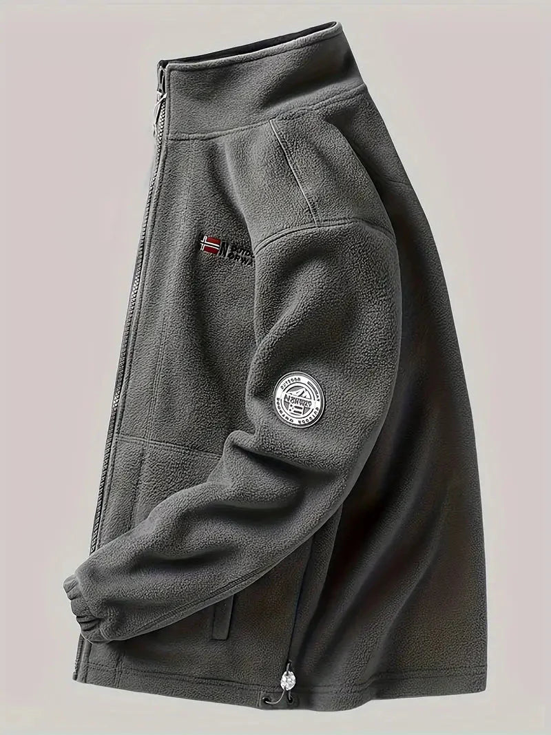 Fleecejacke | Outdoor | Winddicht | Fleece mit durchgehendem Reißverschluss | Winterjacken für Herren-Chaps Herrenmode