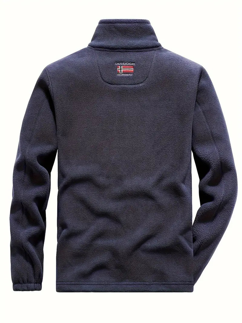 Fleecejacke | Outdoor | Winddicht | Fleece mit durchgehendem Reißverschluss | Winterjacken für Herren-Chaps Herrenmode