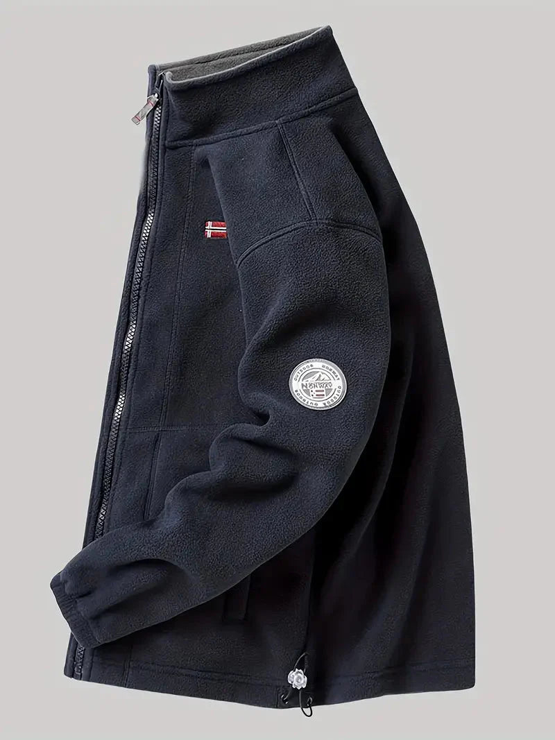 Fleecejacke | Outdoor | Winddicht | Fleece mit durchgehendem Reißverschluss | Winterjacken für Herren-Chaps Herrenmode