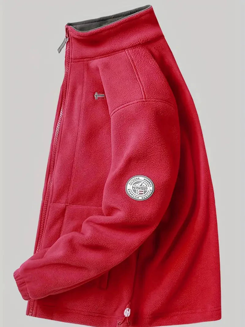 Fleecejacke | Outdoor | Winddicht | Fleece mit durchgehendem Reißverschluss | Winterjacken für Herren-Chaps Herrenmode